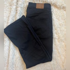 Madewell Cali Demi Boot Jeans Sz 31, Black EUC